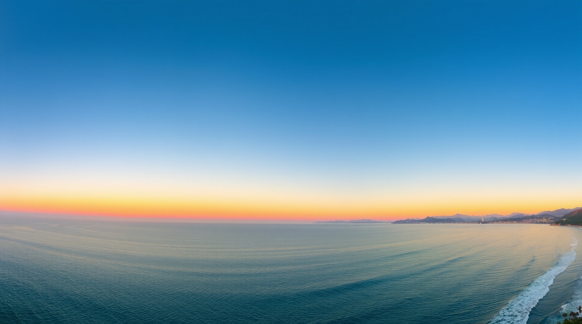 Tramonto sul Golfo di Savona