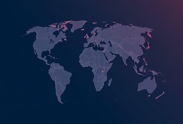 Global trade and connectivity illustration