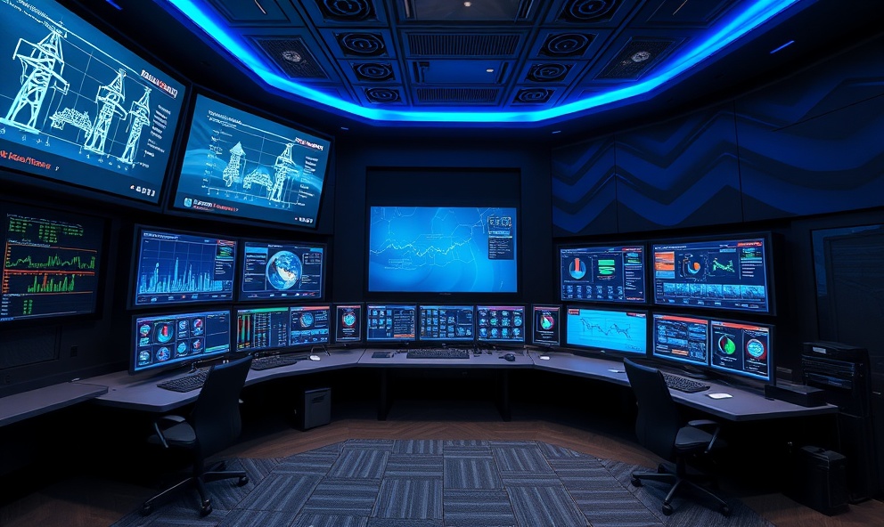 Industrial control room and monitoring systems