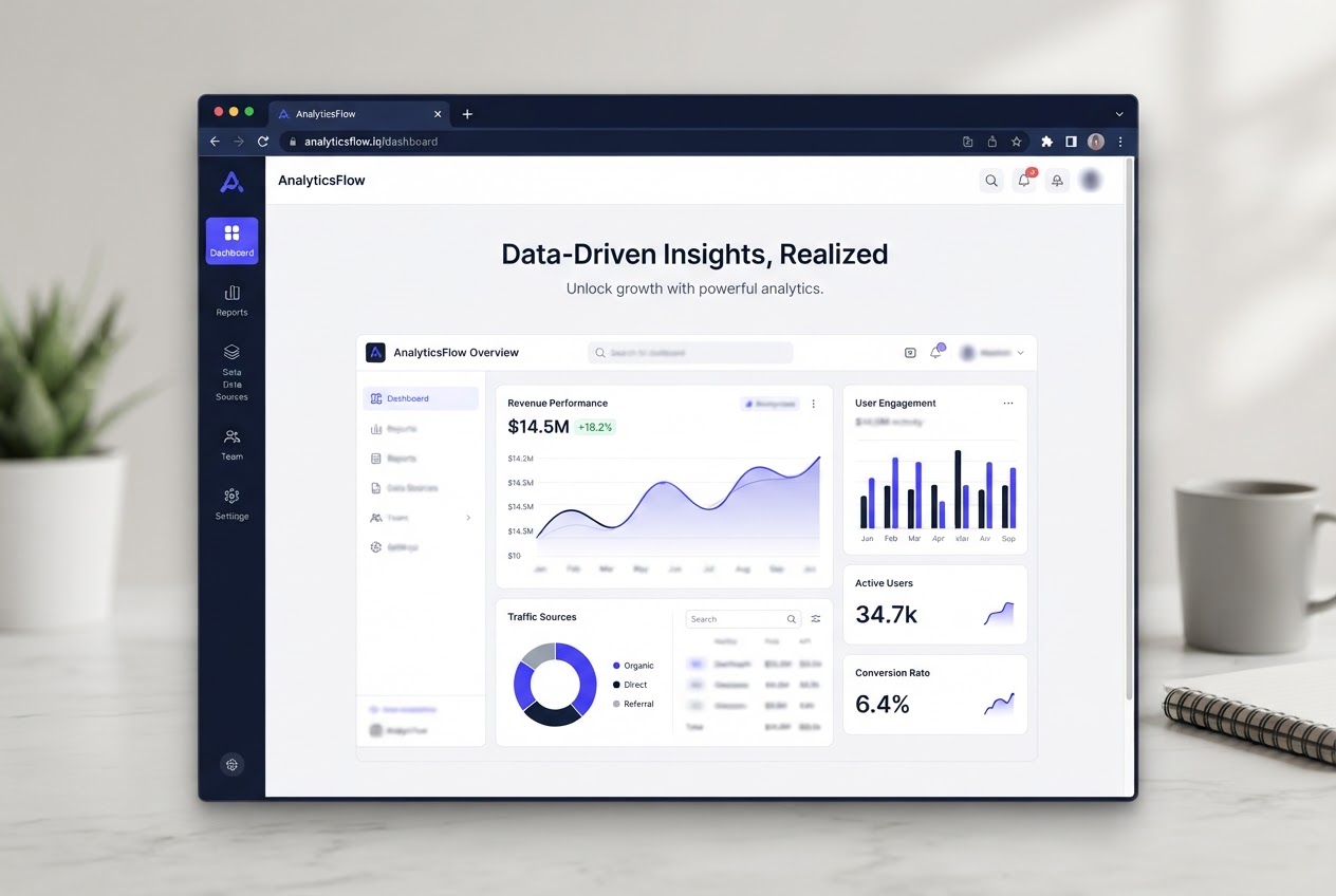 Interface produit digitale pour une jeune entreprise SaaS