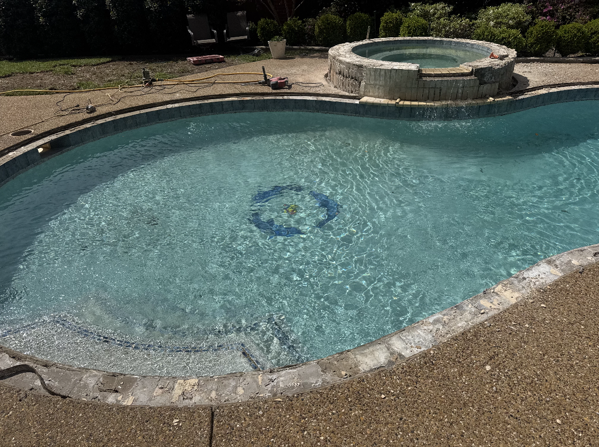 Pool before renovation