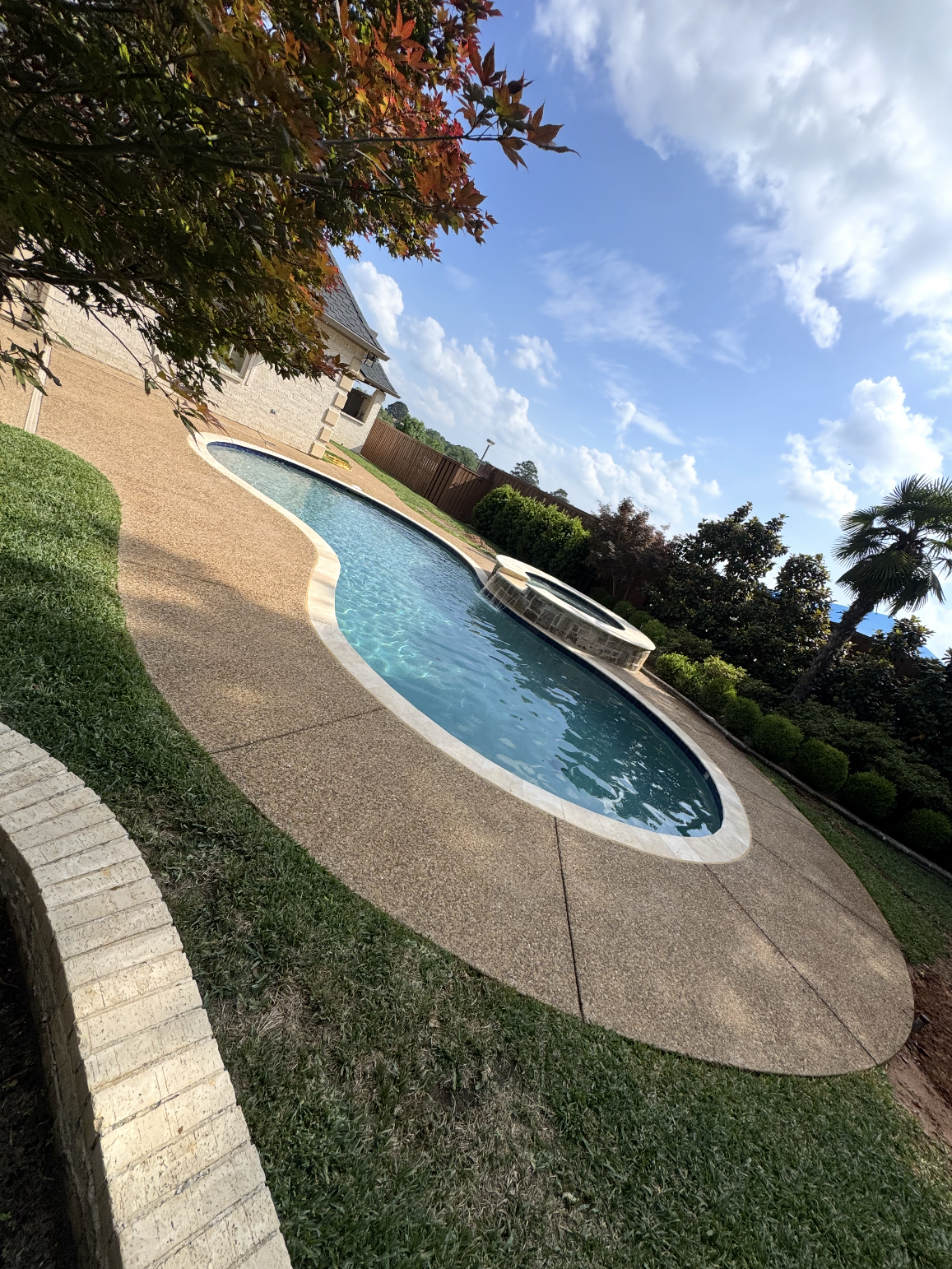 Pool after renovation