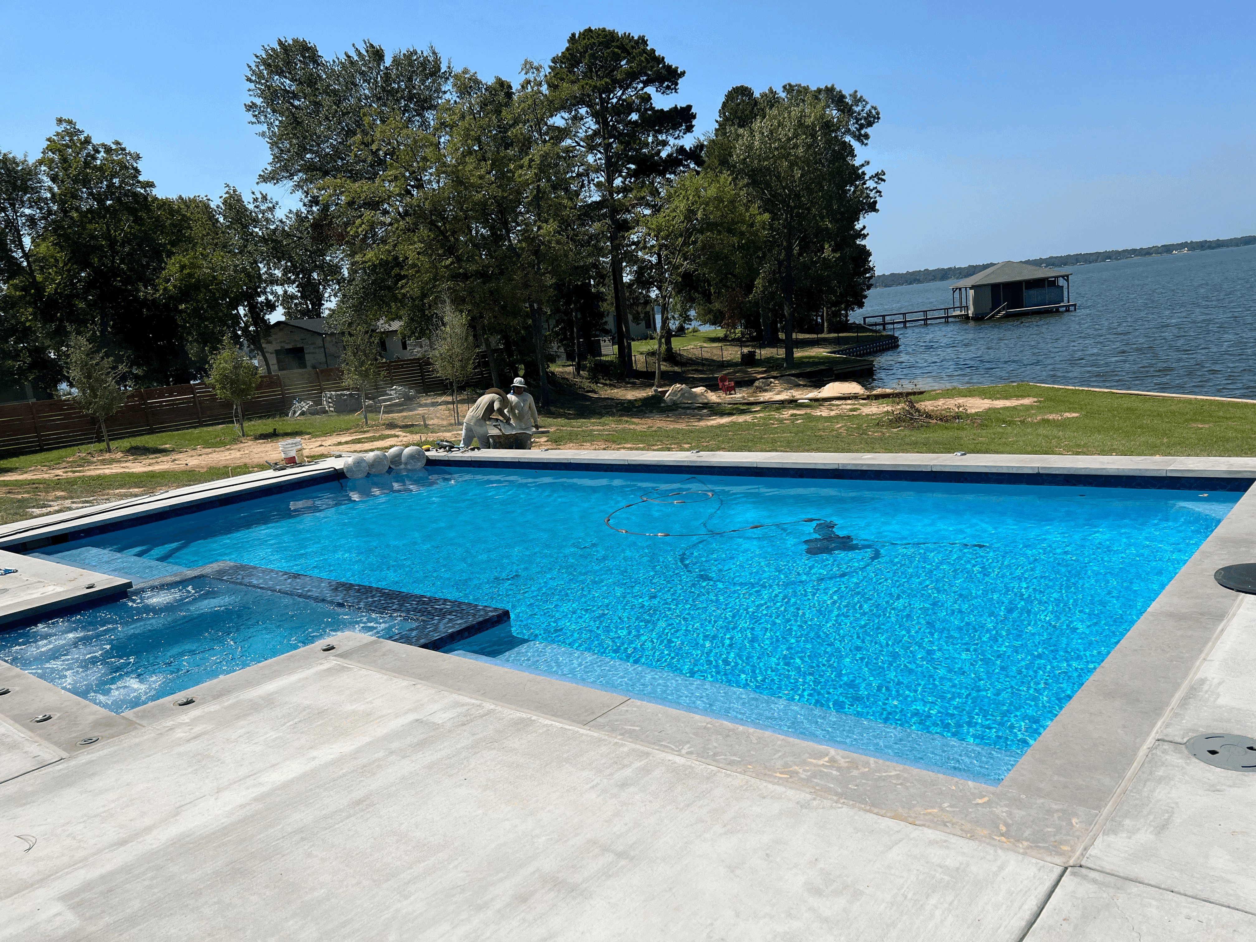 Completed pool project
