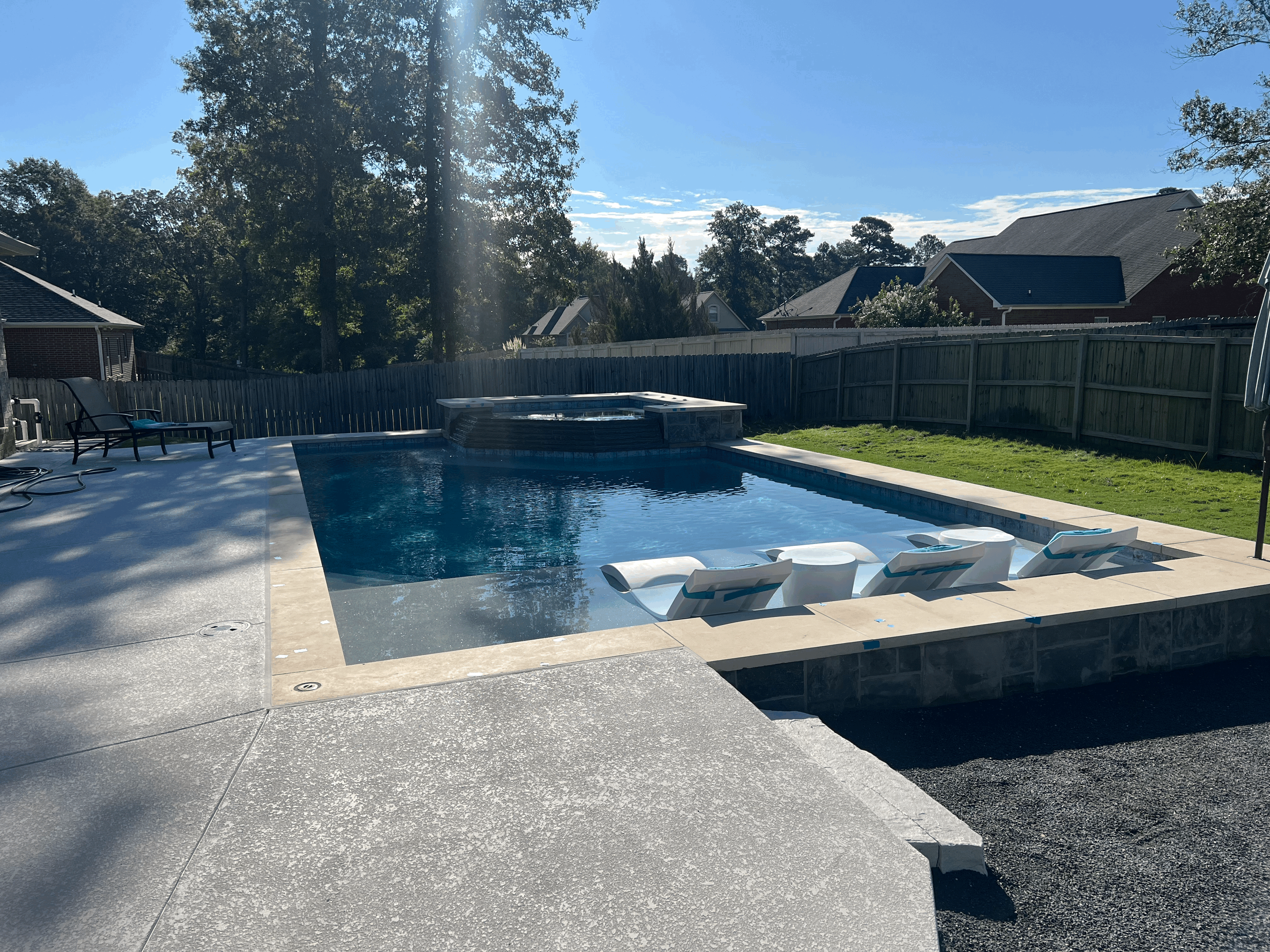 Completed pool project