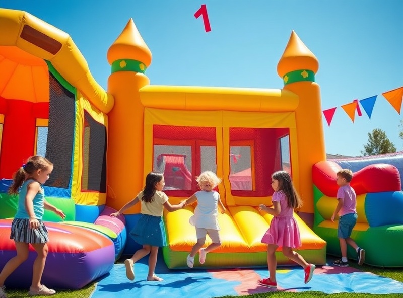 Bounce house party