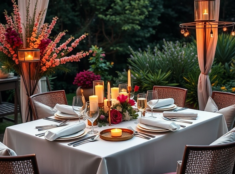 Luxury picnic setup