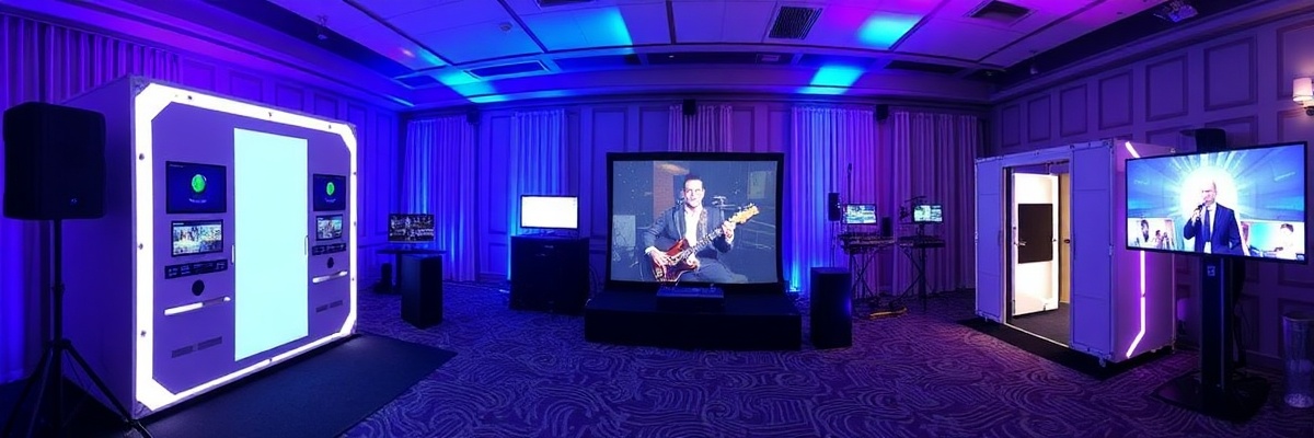 Professional 360 degree photo booth rental for events in DC, Maryland and Virginia