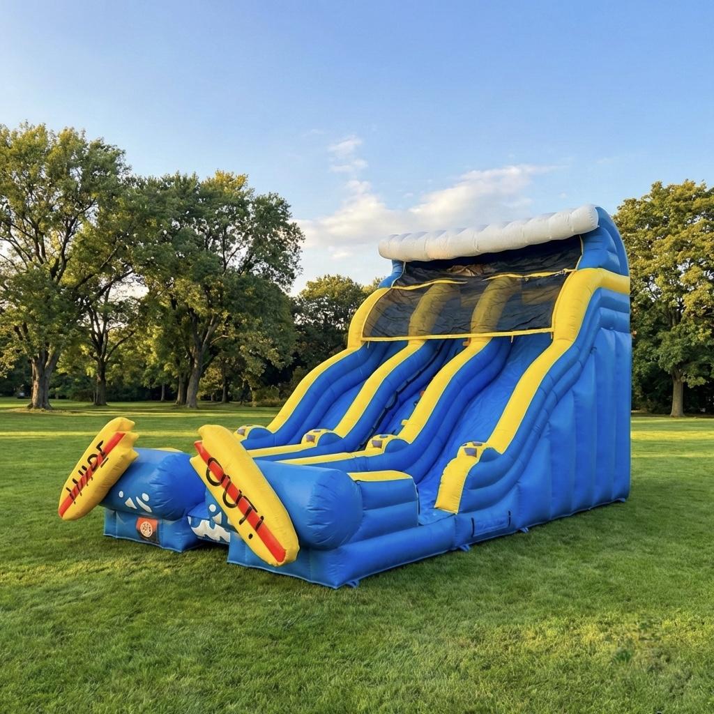 Water slide fun