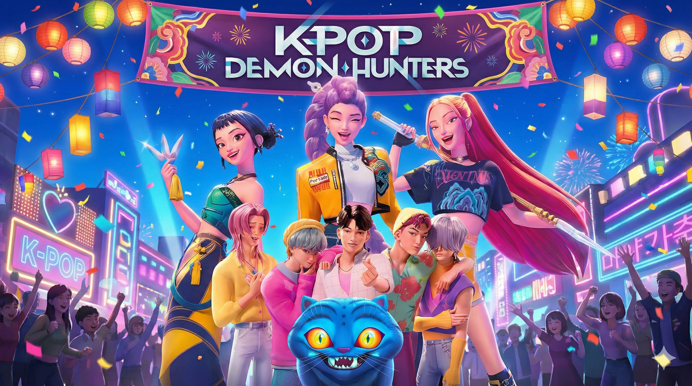 K-Pop Demon Hunters Party