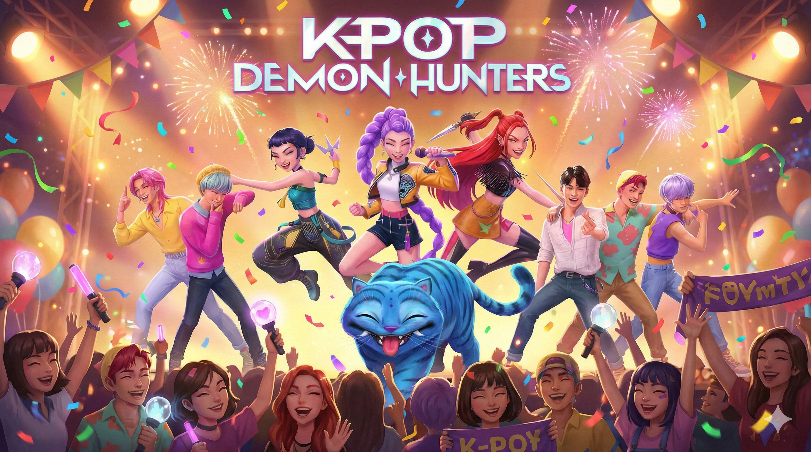 K-Pop Demon Hunters Friends