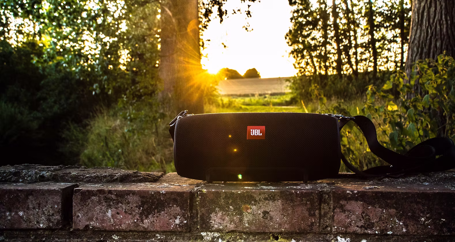 Elegant portable Bluetooth speaker for picnic entertainment