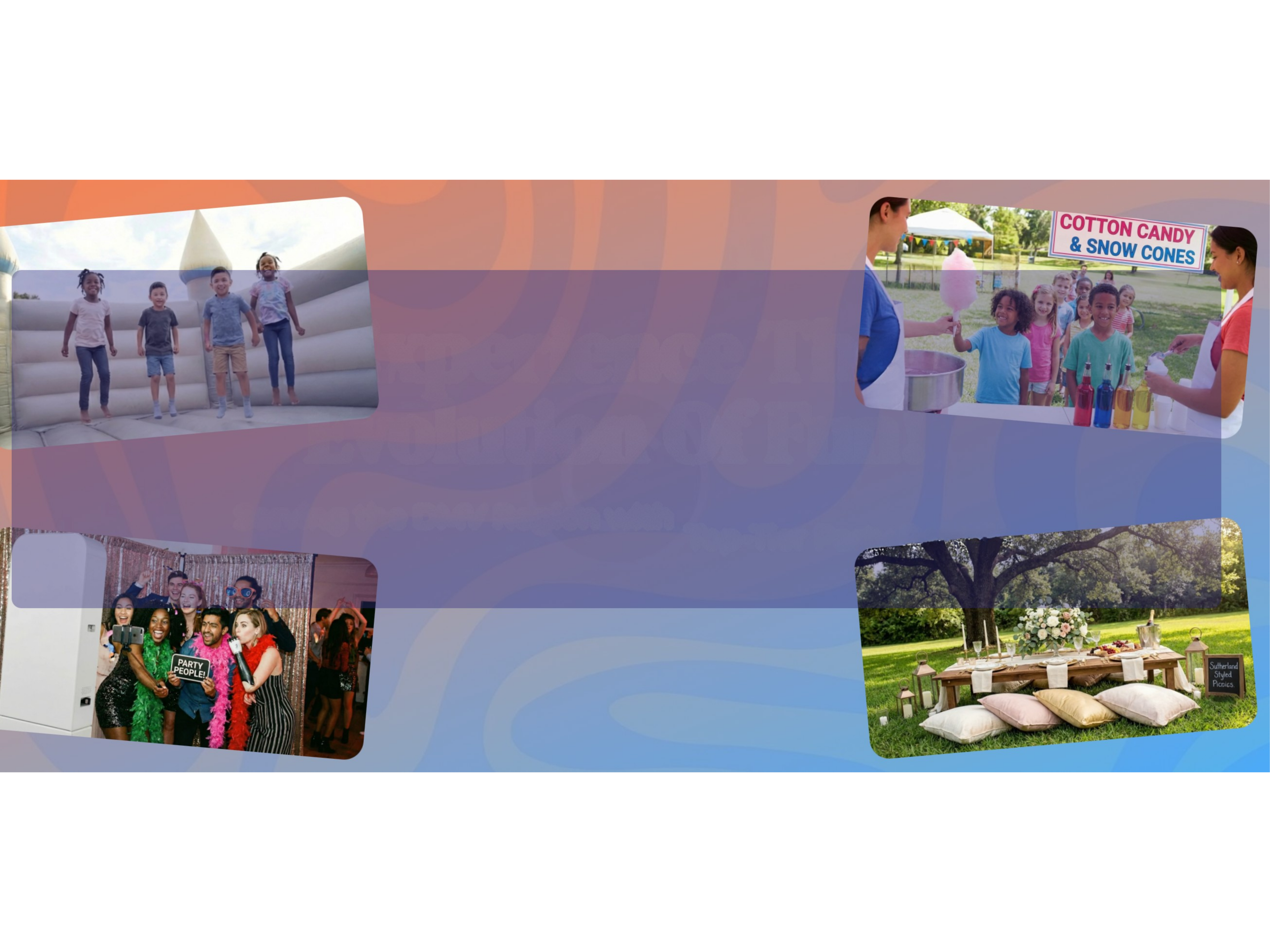 Professional party rentals and event services in DC, Maryland, and Virginia