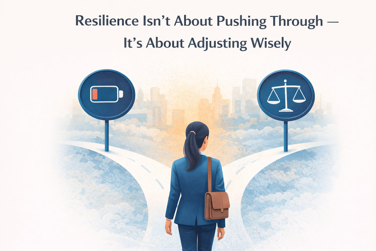 Illustration representing career clarity, decision-making, and professional change