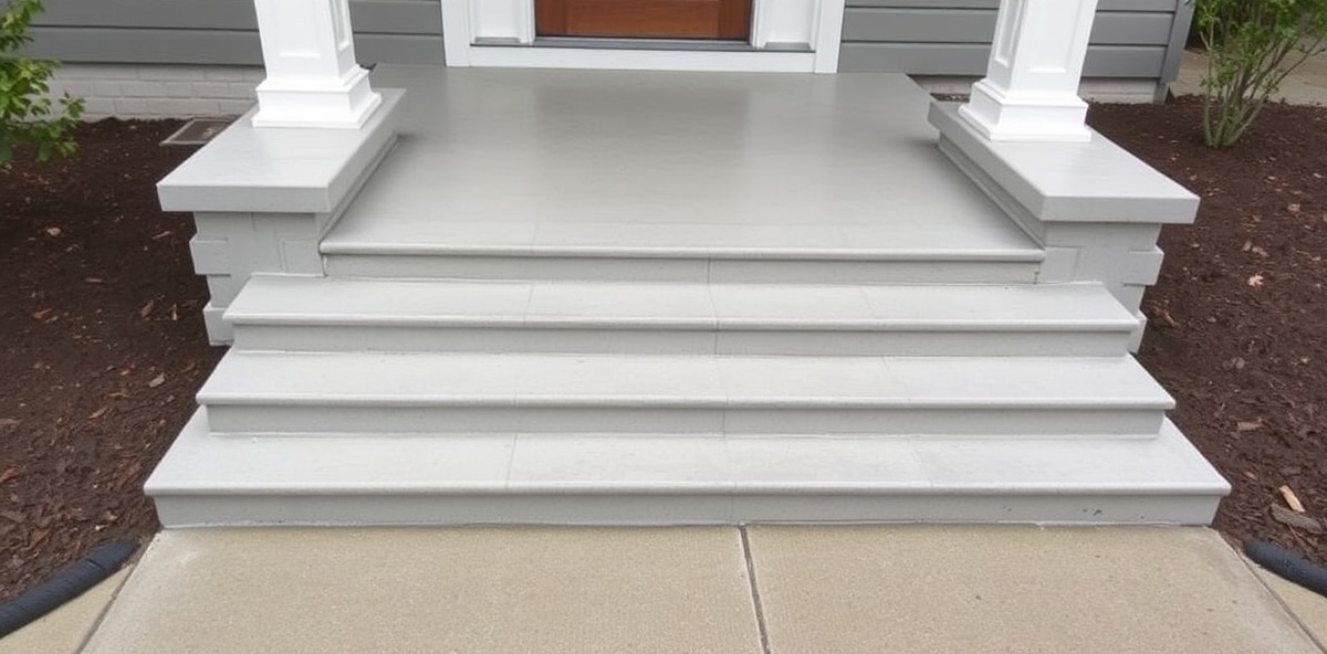 Professional concrete steps work in Gresham