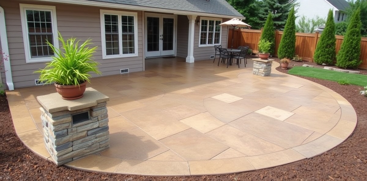 Professional patio concrete work in Lake Oswego
