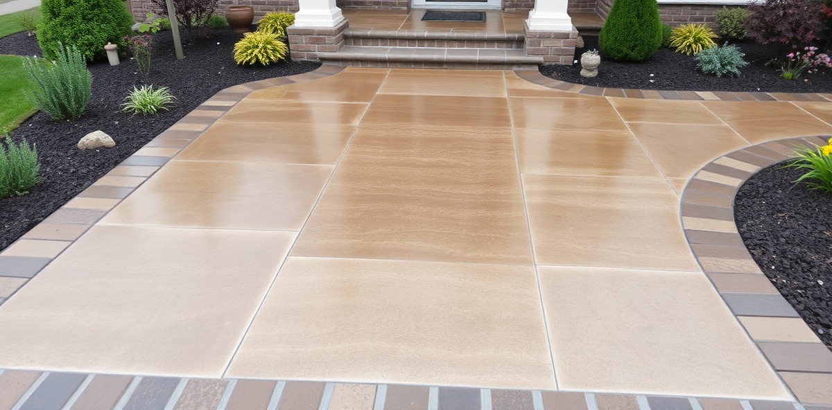 Professional stamped concrete work in Lake Oswego