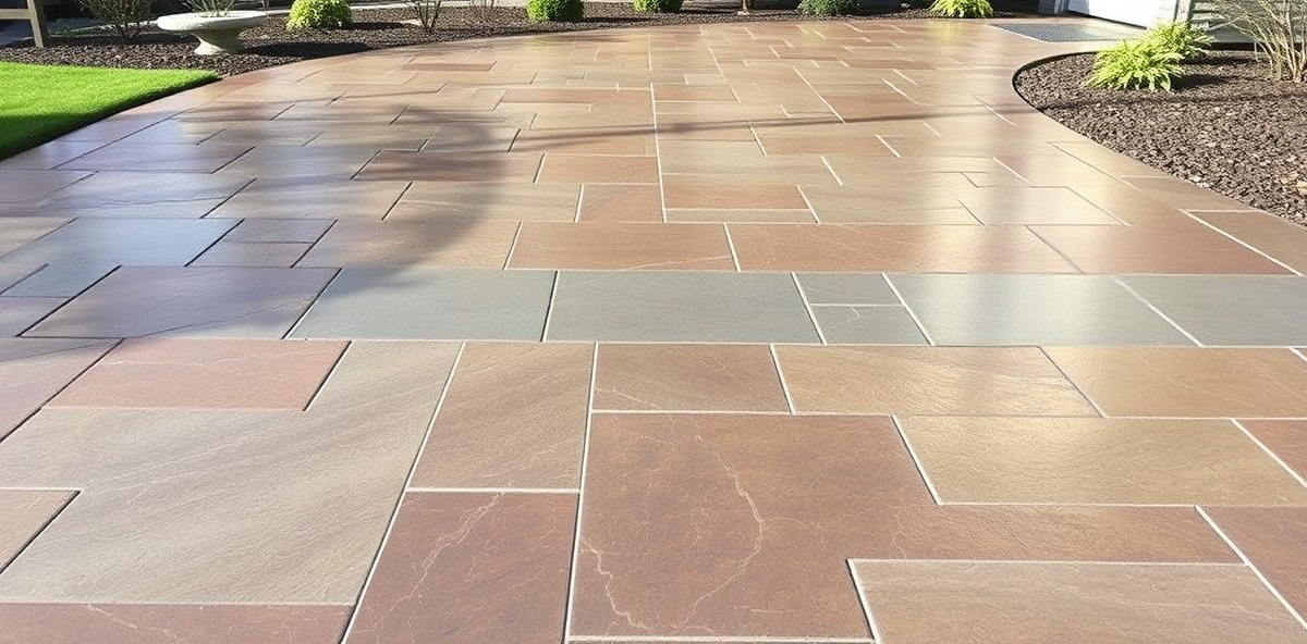 Professional stamped concrete work in Portland