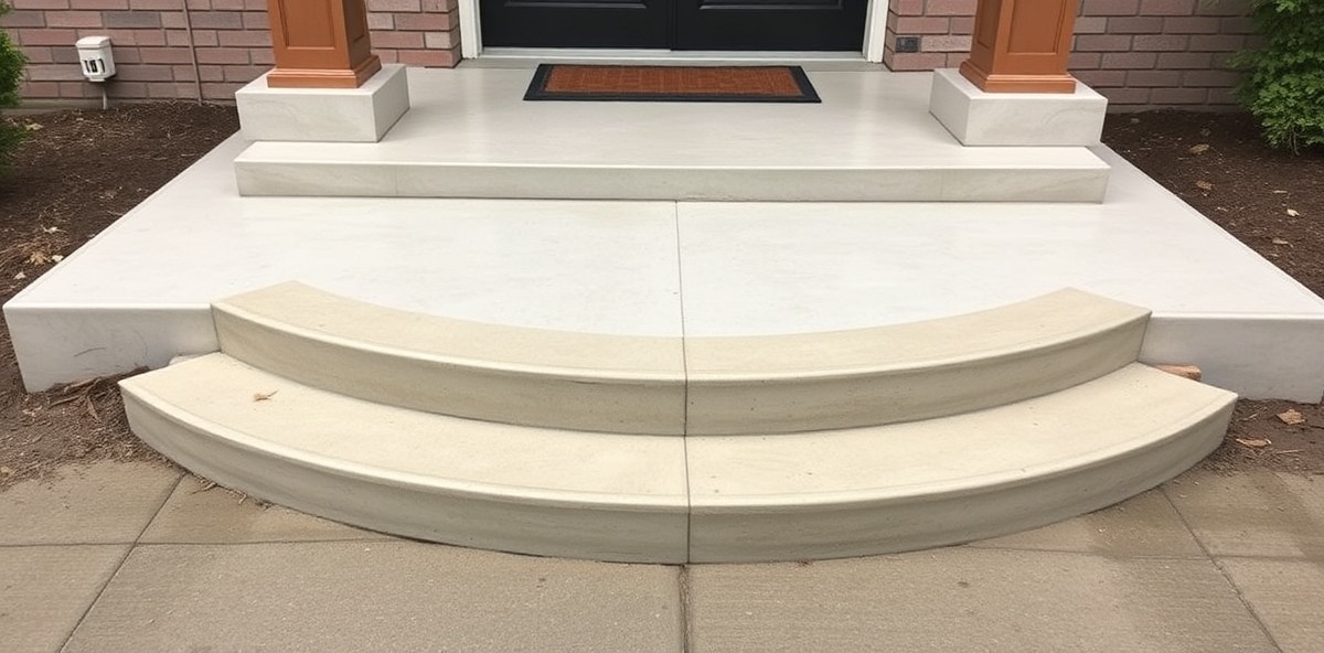 Professional concrete steps work in Portland