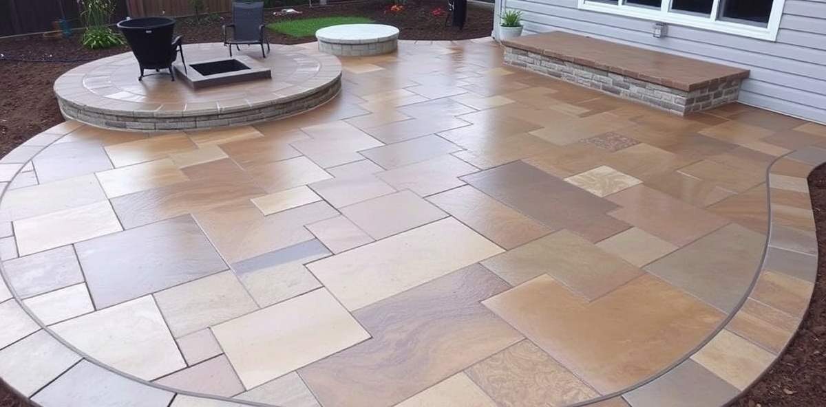 Professional patio concrete work in Portland