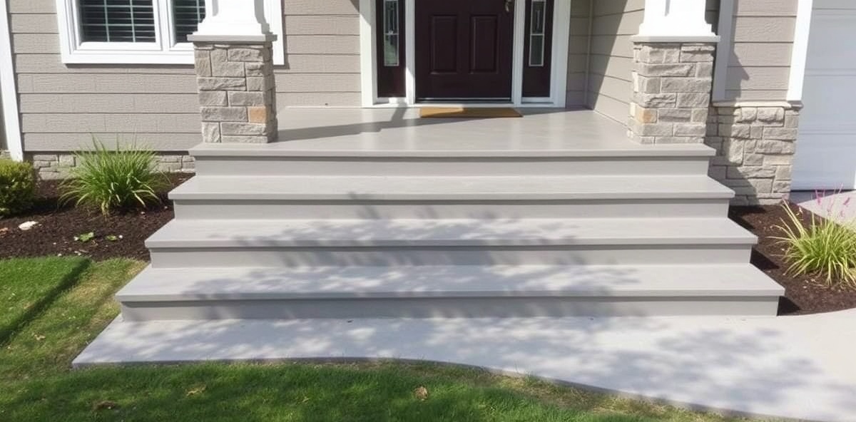Professional concrete steps work in Vancouver