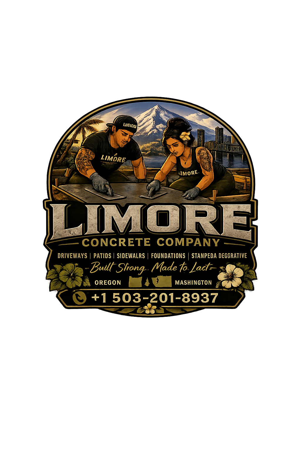 Limore Concrete Company Badge