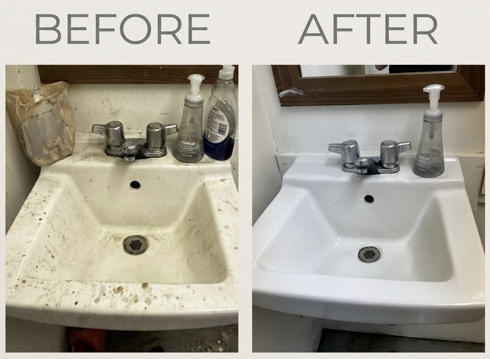 Professional cleaning work