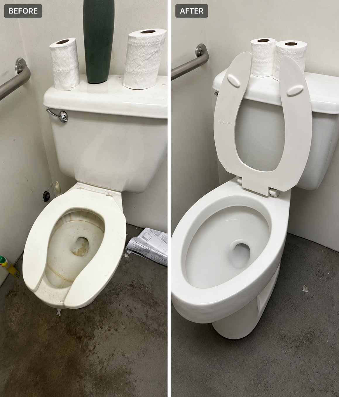 Professional cleaning work