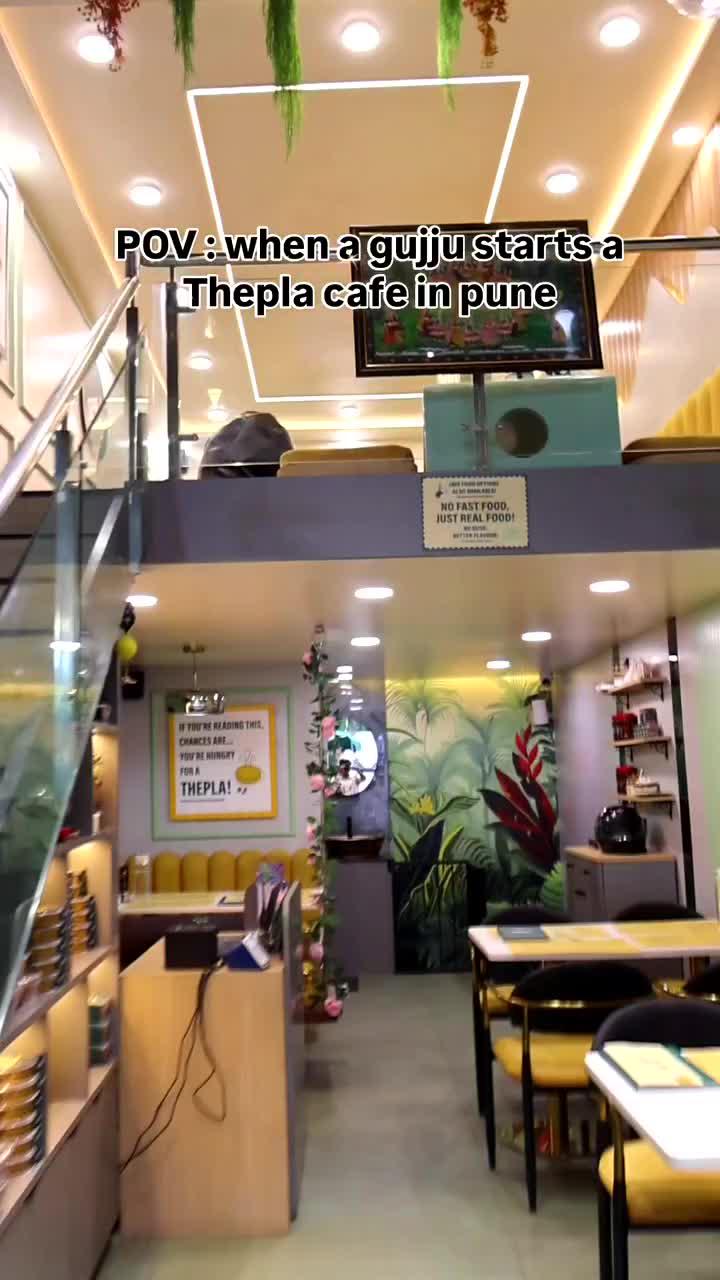 you finally see what happens when a gujju starts a dream thepla cafe in pune.so why to wait visi.mp4