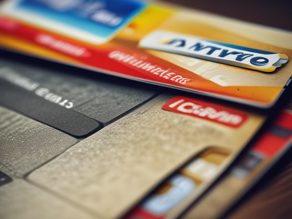 **AI Image Generation Prompt:**

Create a realistic high-resolution photo focused on a single subject that represents the theme "Credit Card Traps: What to Avoid in 2025." The composition should feature a close-up shot of an open credit card statement spread out on a polished wooden table. The statement should display a detailed yet blurred glimpse of high-interest rates and hidden fees to symbolize the complexities and traps associated with credit cards. 

In the foreground, include a hand gripping a credi