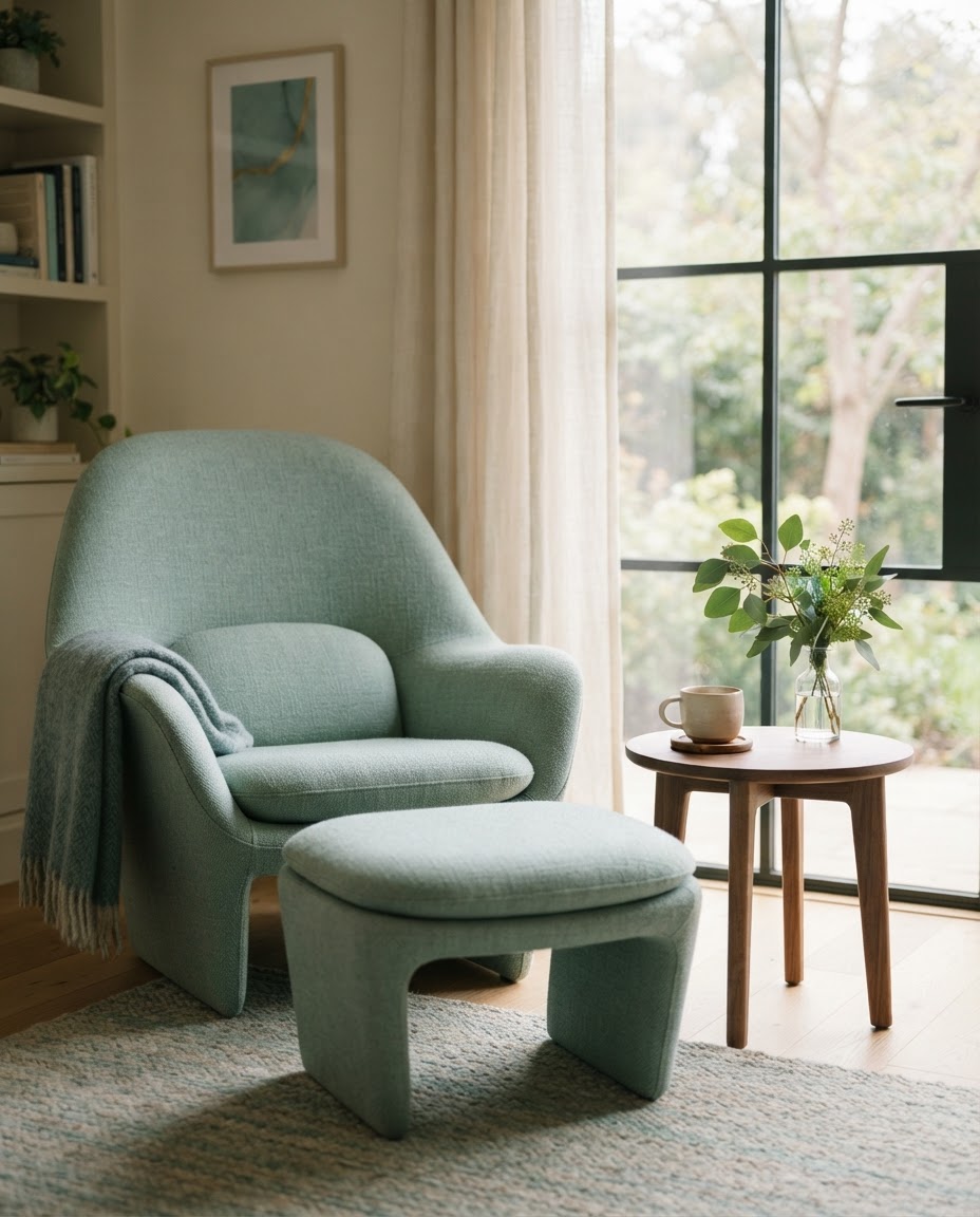 A quiet, comfortable therapy office