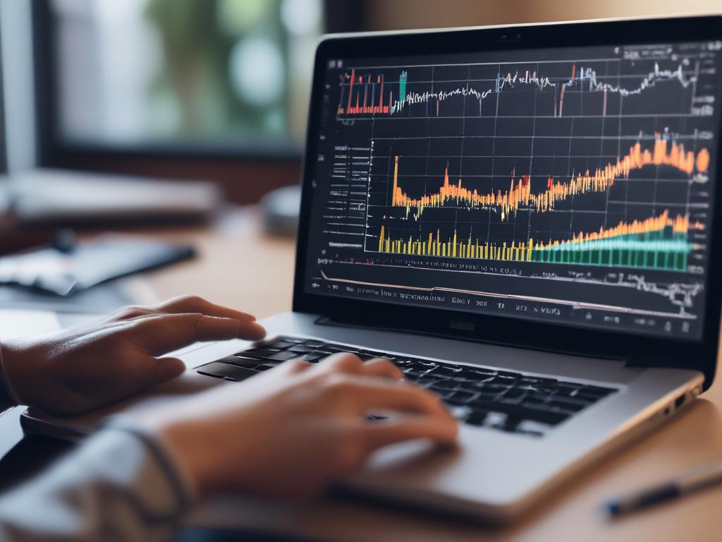 A close up of a professional analyzing data on a
