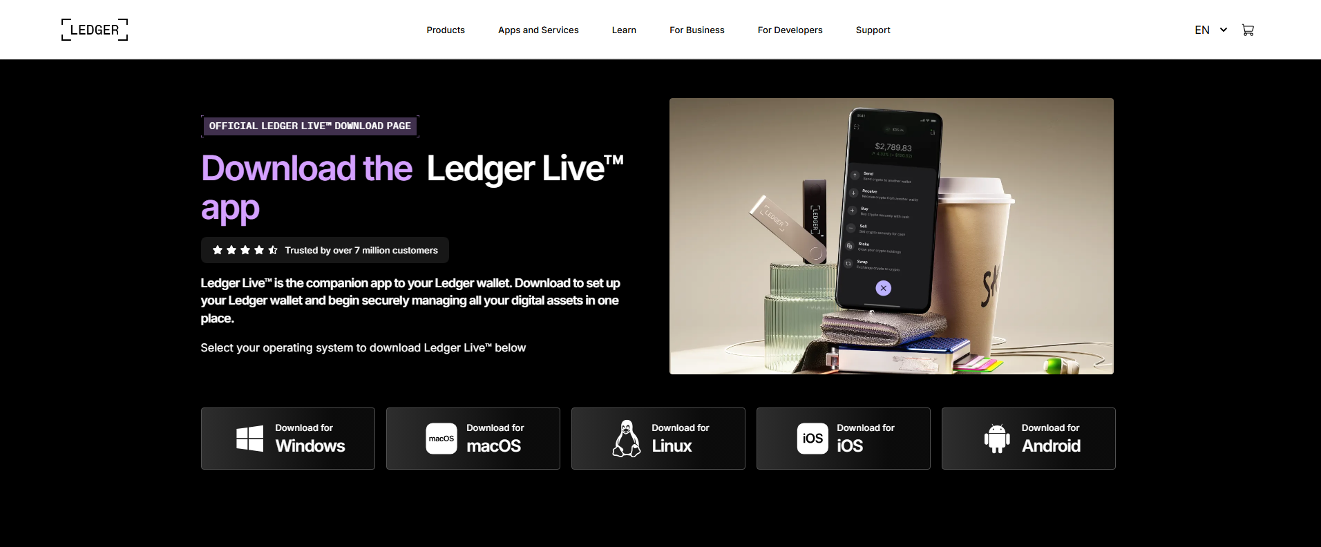 Ledger.com/start article illustration