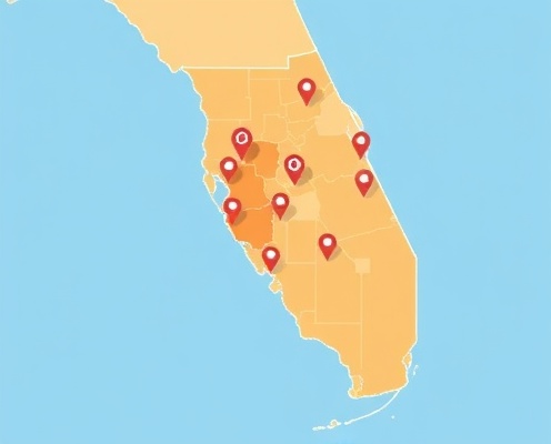 Volusia County service area map