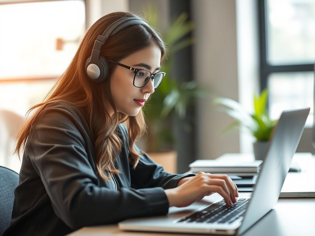 A hyper realistic close up shot of a female AI