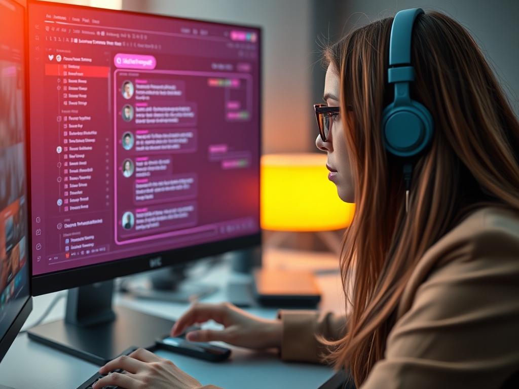 A hyper realistic close up shot of a professional woman