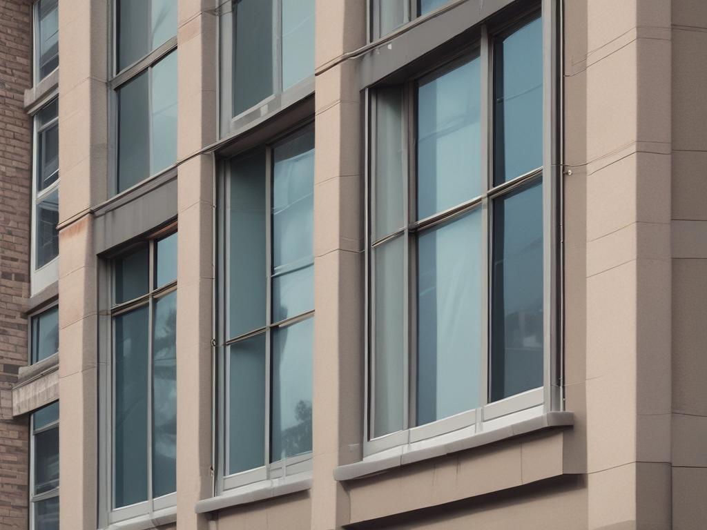 commercial window cleaning, professional service, clean business windows