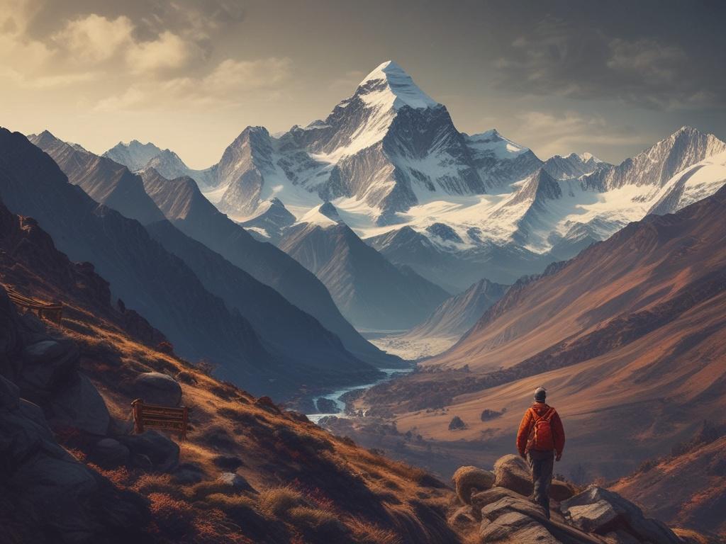 **AI Image Generation Prompt:**Create a realistic high resolution titled "Exploring