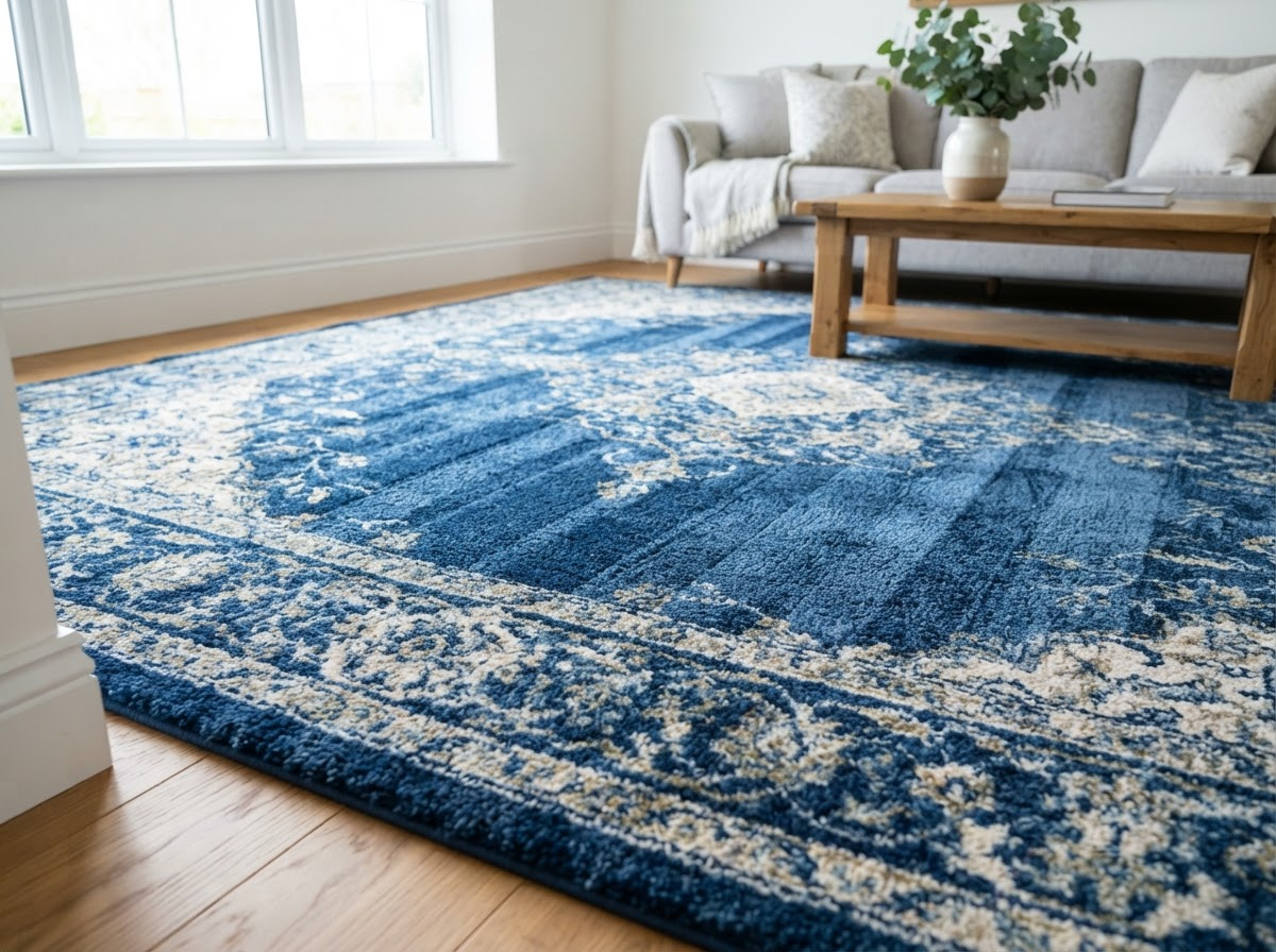 Professional carpet cleaning - deep clean with vibrant color
