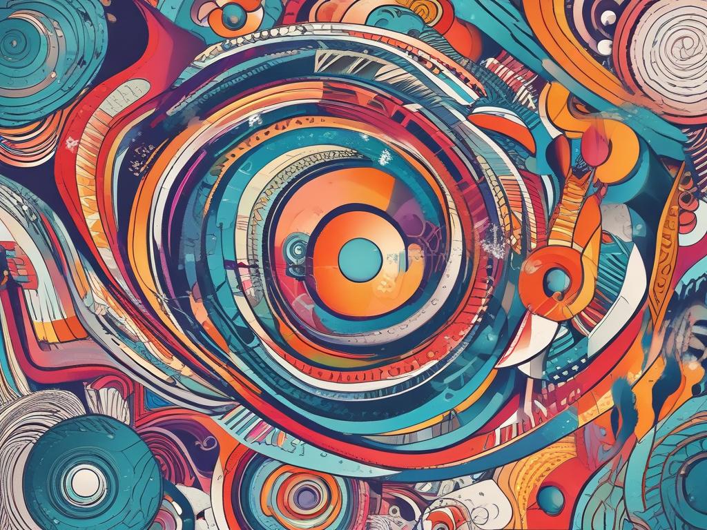 A high quality illustration that embodies innovation and balance, featuring