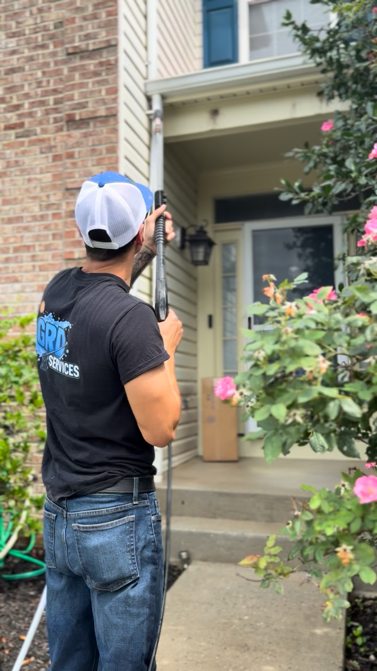 Pressure washing service results
