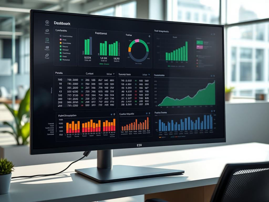 A close up shot of a detailed multi sheet dashboard