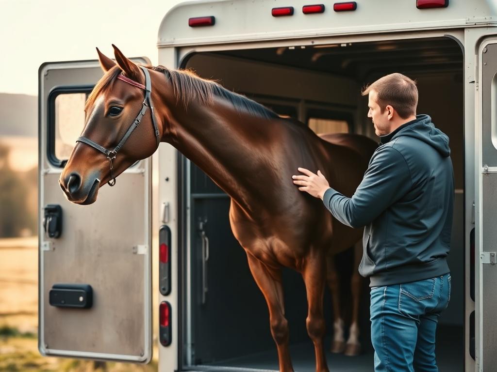 A serene image of a well cared for horse being
