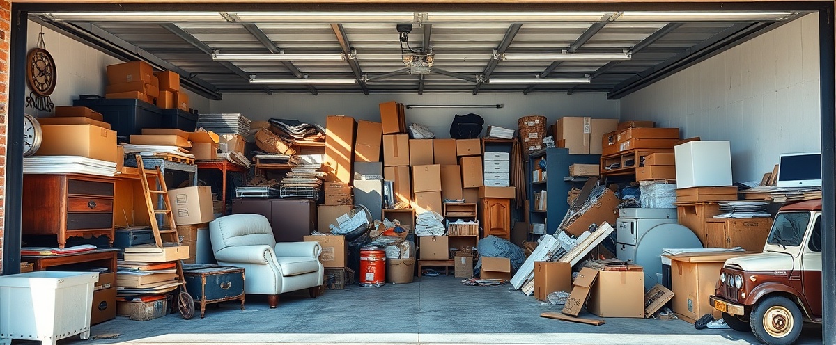 Junk removal in progress