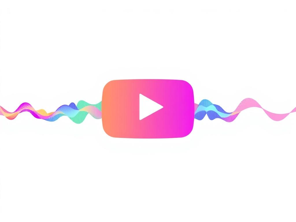 A futuristic YouTube video library showcasing a collection of vibrant sinus wave frequencies. The background is pure white, emphasizing the colorful and dynamic wave patterns. The composition should be clean and minimalistic, with a focus on the sinus wave graphics displayed in a visually appealing manner. There should be no text or other elements, allowing the sinus waves to take center stage.