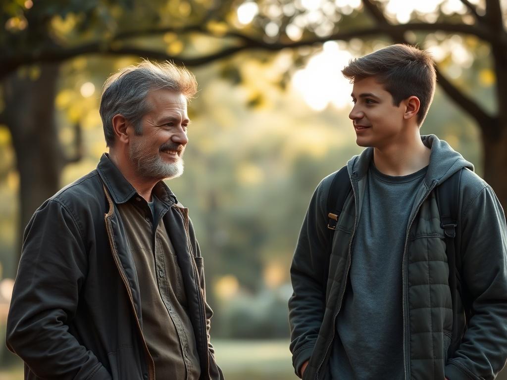 A warm and welcoming scene of a mentor and a