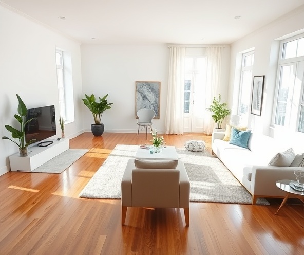 Bright modern home