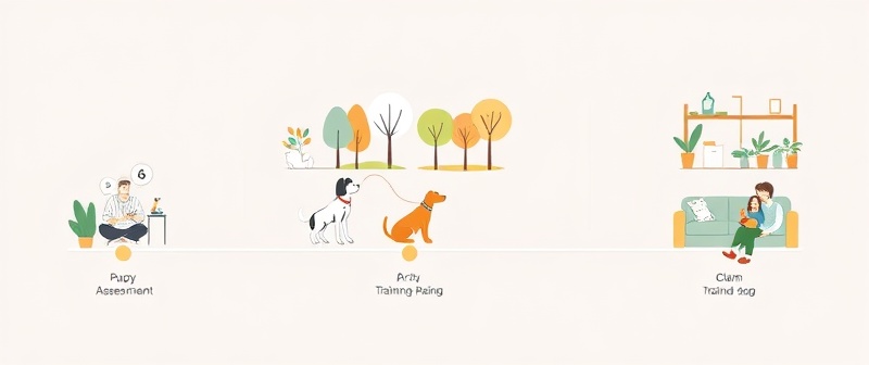 Training journey progression from assessment to support