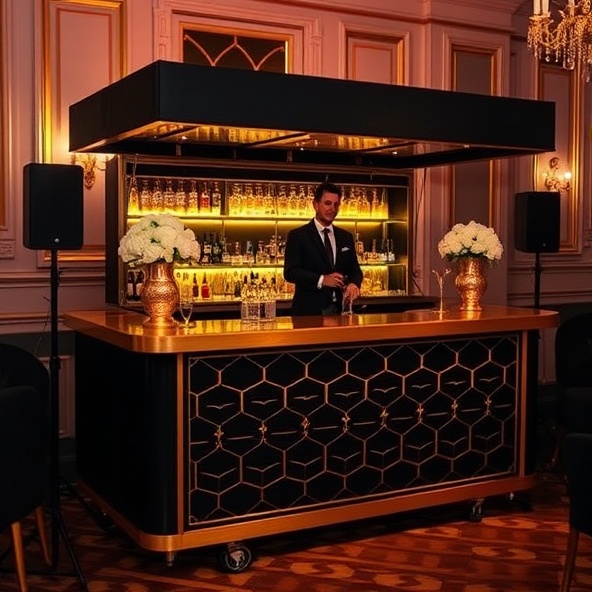 Mobile bar setup
