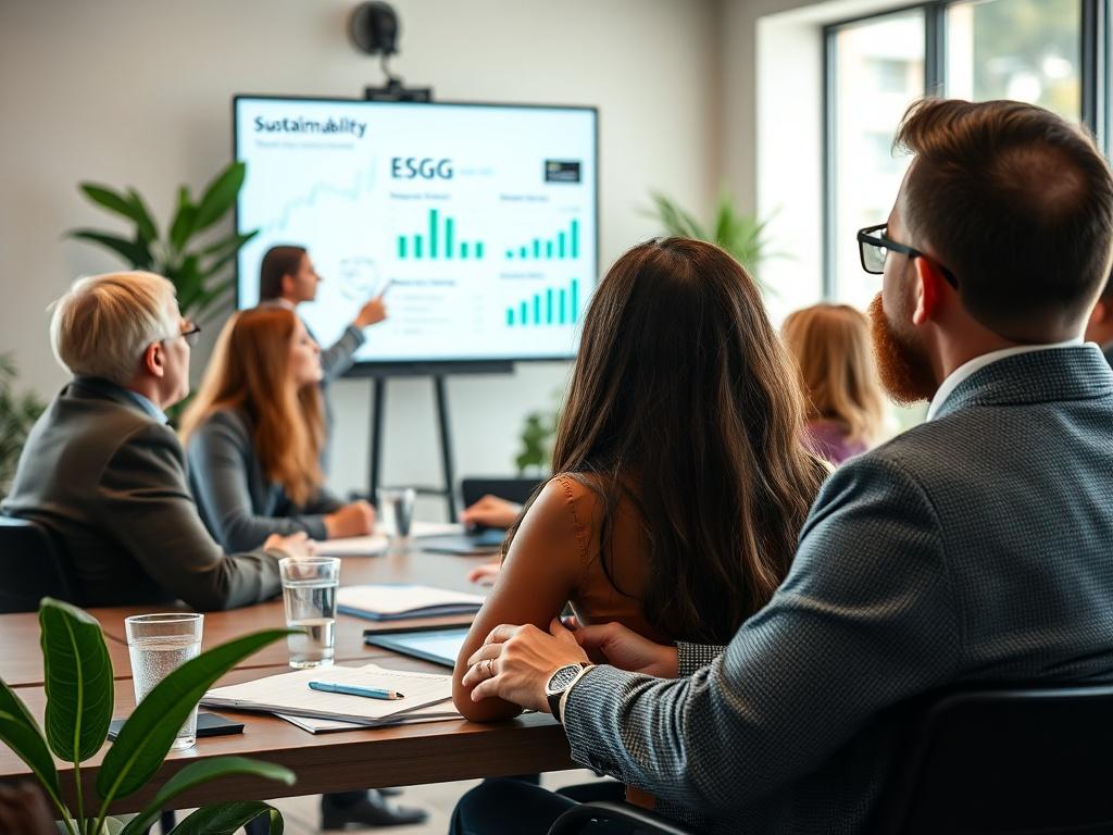 A close up image of a corporate workshop focused on