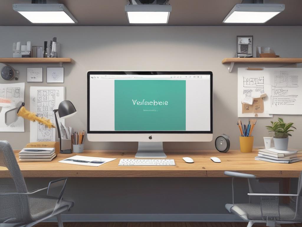 **AI Image Generation Prompt:**

Create a realistic high-resolution photo that visually represents the concept of Google Workspace for a blog titled "What Is Google Workspace?" The composition should be simple and clear, focusing on a single subject without any text or abstract shapes. 

**Subject Matter:** The image should feature a modern workspace environment, with a sleek laptop open on a clean desk. The laptop screen should display the Google Workspace interface, subtly highlighting tools like Google D